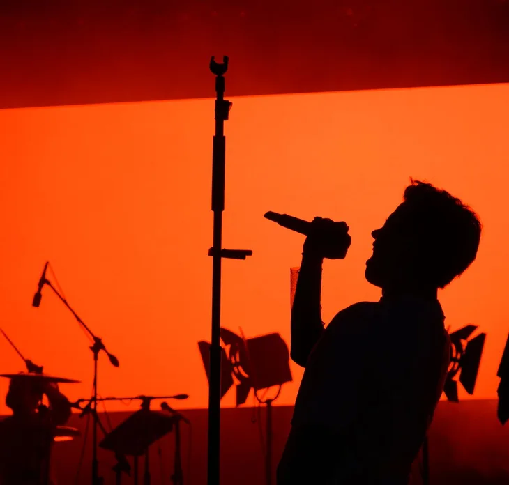 Musician website booking and live performance experience