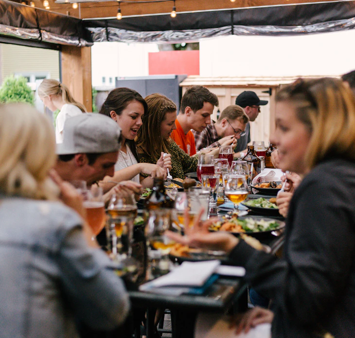 Restaurant web design agency team