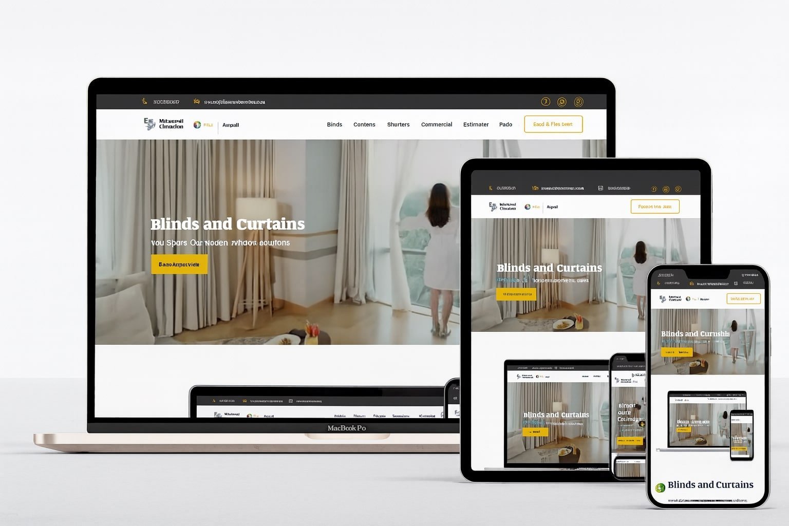 Blinds & Curtains — SEO project