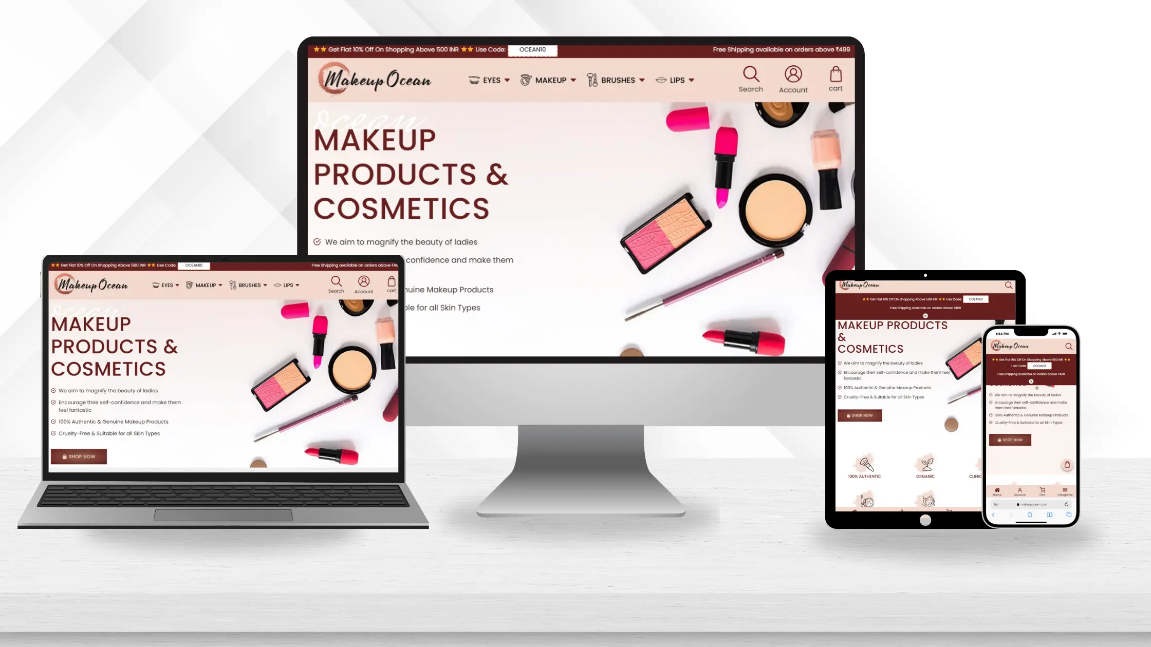 MakeupOcean — Google Ads project